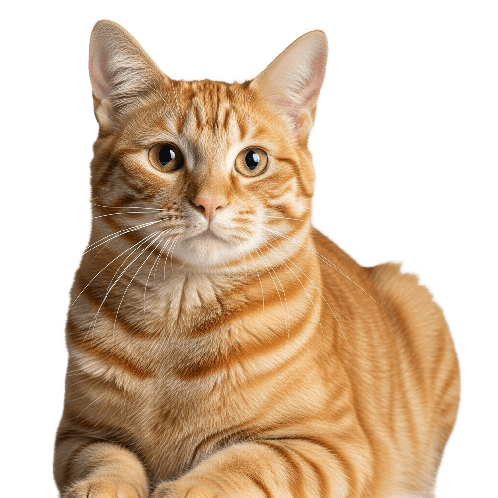 orange tabby catの透過PNG画像素材 (背景透過クリッピング済み) - Free Transparent PNG orange tabby cat Illustration for Commercial Use