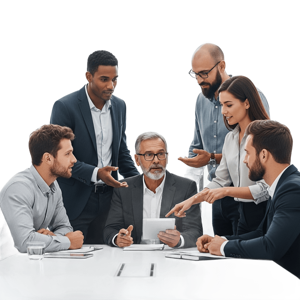 business meetingの透過PNG画像素材 (背景透過クリッピング済み) - Free Transparent PNG business meeting Illustration for Commercial Use