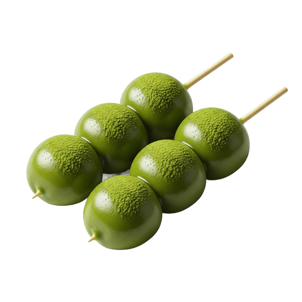 Matcha Dango - カテゴリ: matcha (Japanese Assets) - 高品質透過PNG画像素材 | Free Transparent PNG Matcha Dango