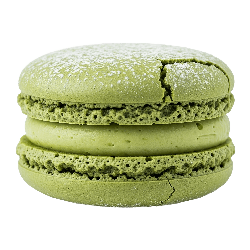 Matcha Macaron - カテゴリ: matcha (Japanese Assets) - 高品質透過PNG画像素材 | Free Transparent PNG Matcha Macaron