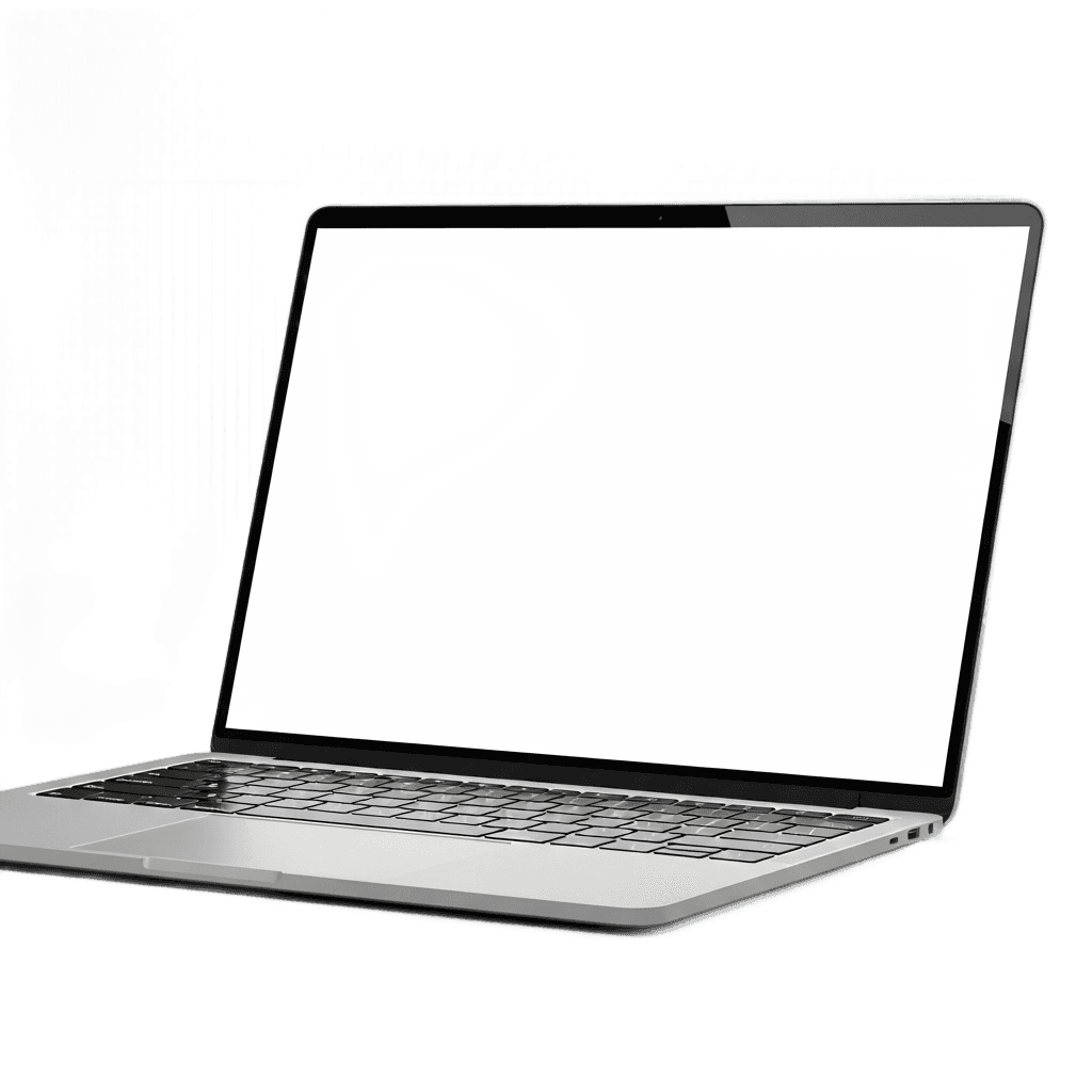 laptop with blank screenの透過PNG画像素材 (背景透過クリッピング済み) - Free Transparent PNG laptop with blank screen Illustration for Commercial Use