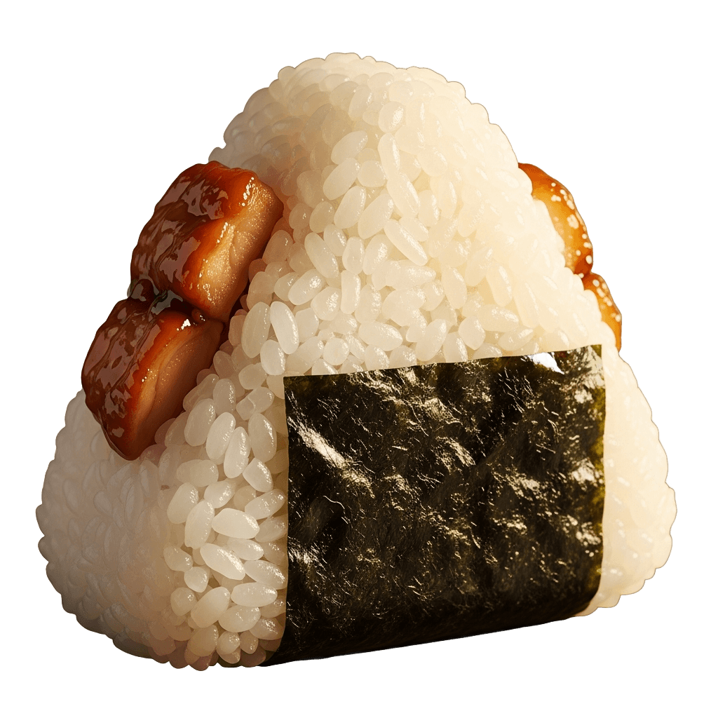 Teriyaki Chicken Onigiri - カテゴリ: onigiri (Japanese Assets) - 高品質透過PNG画像素材 | Free Transparent PNG Teriyaki Chicken Onigiri