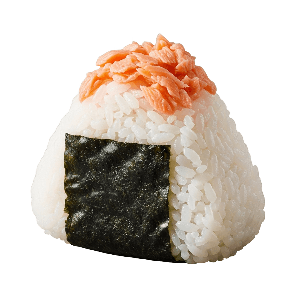 Salmon Onigiri - カテゴリ: onigiri (Japanese Assets) - 高品質透過PNG画像素材 | Free Transparent PNG Salmon Onigiri
