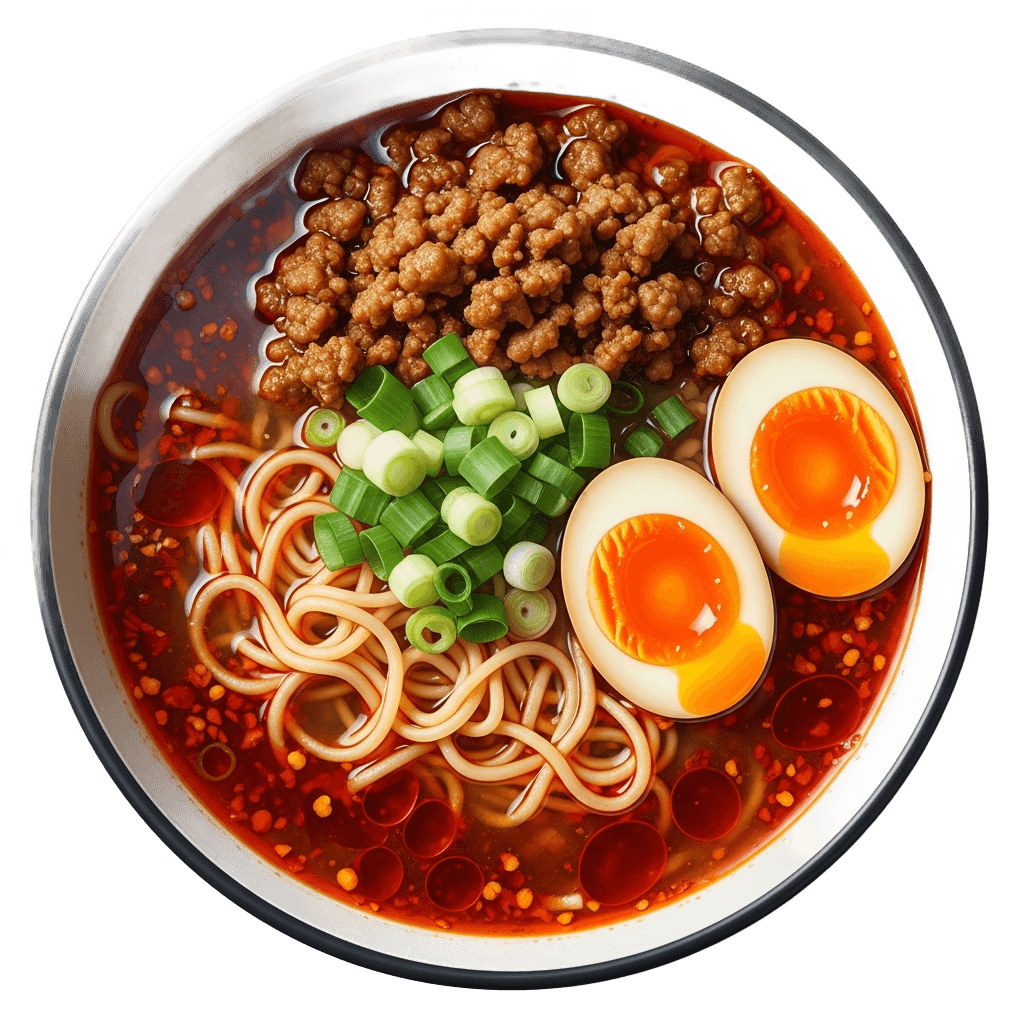 Spicy Ramen Bowl - カテゴリ: ramen (Japanese Assets) - 高品質透過PNG画像素材 | Free Transparent PNG Spicy Ramen Bowl