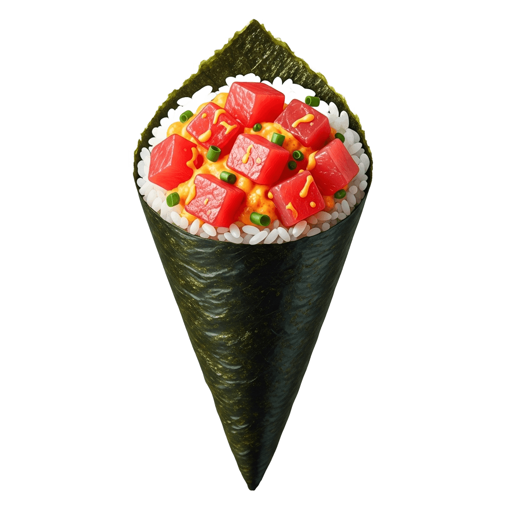 Spicy Tuna Handroll - カテゴリ: sushi (Japanese Assets) - 高品質透過PNG画像素材 | Free Transparent PNG Spicy Tuna Handroll