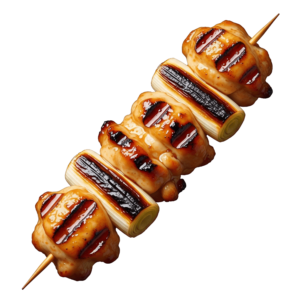 Chicken Yakitori Skewer - カテゴリ: yakitori (Japanese Assets) - 高品質透過PNG画像素材 | Free Transparent PNG Chicken Yakitori Skewer