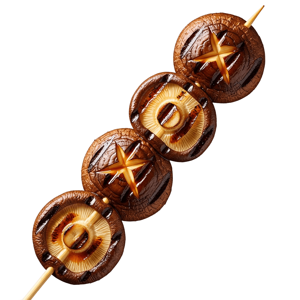 Mushroom Yakitori - カテゴリ: yakitori (Japanese Assets) - 高品質透過PNG画像素材 | Free Transparent PNG Mushroom Yakitori